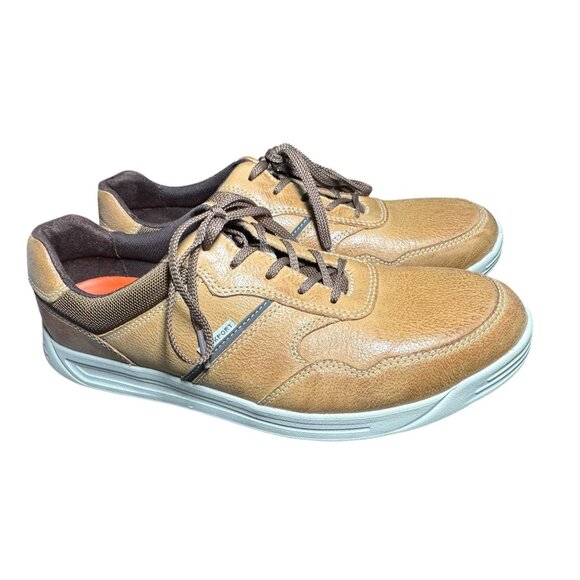 Rockport Men's‎ 9.5M Randle Tan Leather Casual Shoes NWB - Picture 12 of 13